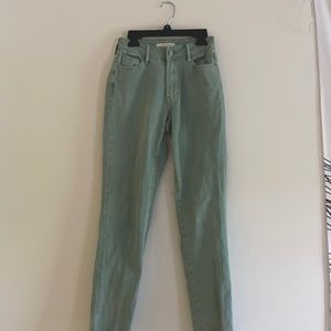 Sage green Pacsun jeans